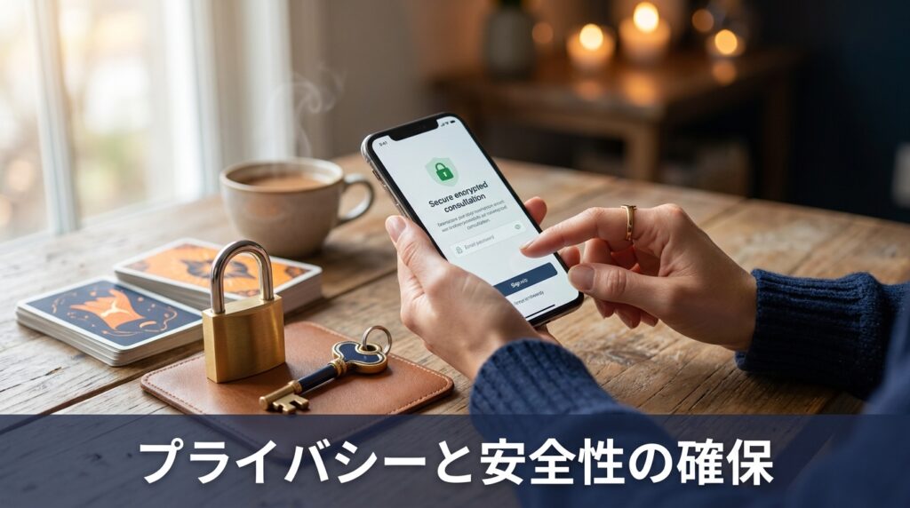 タロット電話占い利用時のプライバシーと安全性