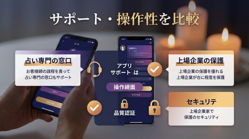 ヴェルニとココナラのサポート・返金対応・アプリの使いやすさを比較