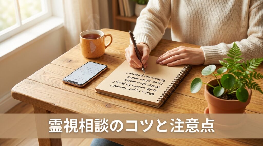 霊視で彼の本音を相談するときのコツ・注意点