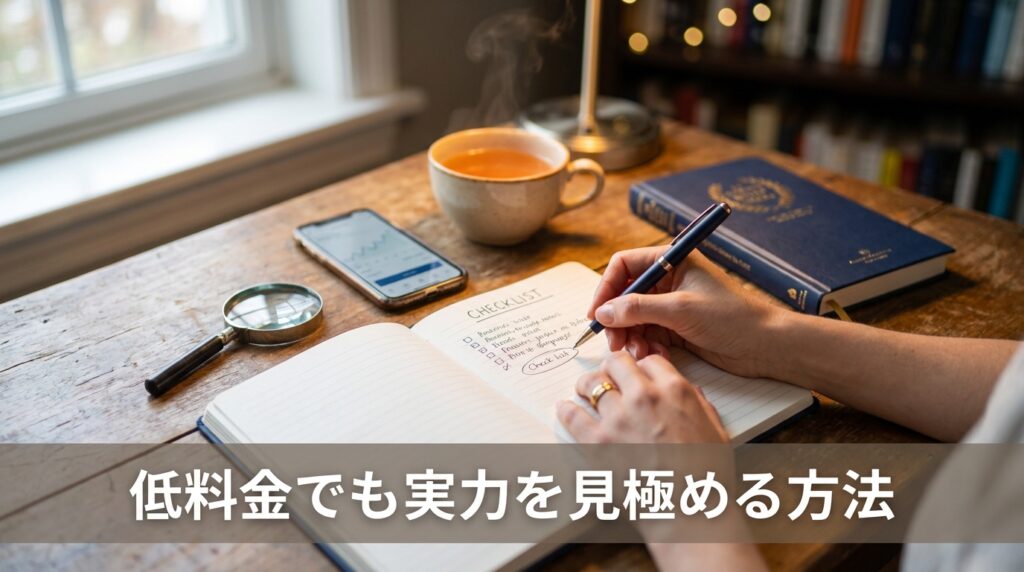 なぜ安い?低料金でも実力ある占い師を見極める方法