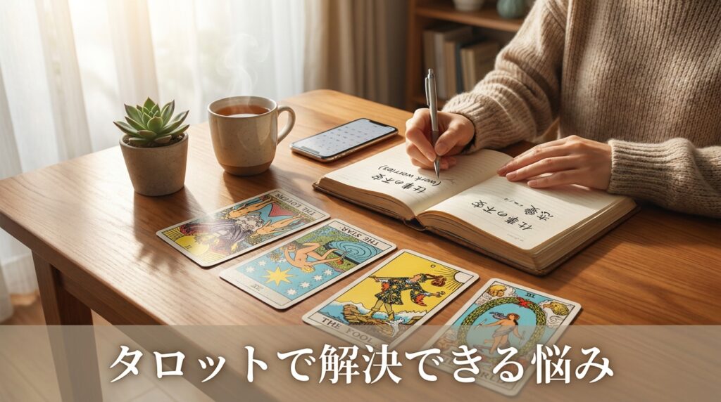 タロット電話占いで解決できる悩み