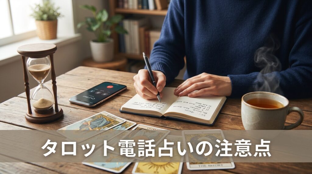 タロット電話占いの注意点