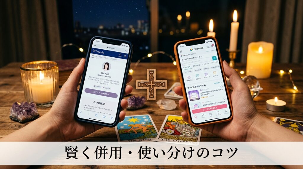 ヴェルニとココナラの併用という選択肢｜使い分けのコツ