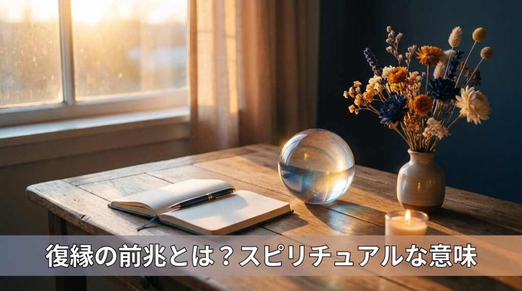 復縁の前兆とは?スピリチュアルな観点から解説