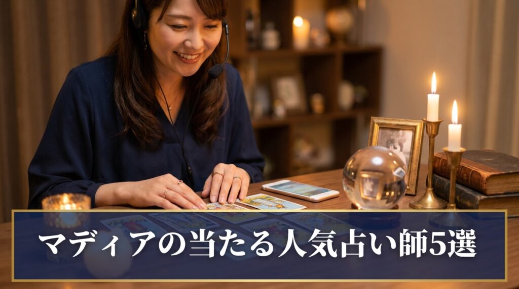 電話占いマディアの当たる先生・人気占い師5選