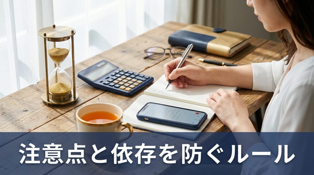 安い電話占いを使うときの注意点と依存を防ぐルール