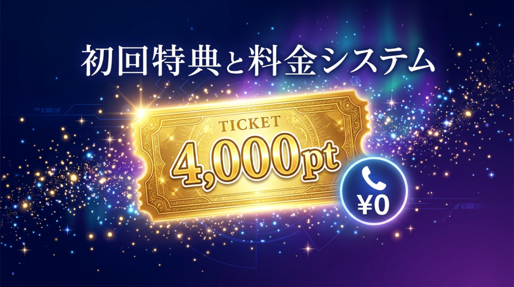 電話占いヴェルニの初回特典と料金システム