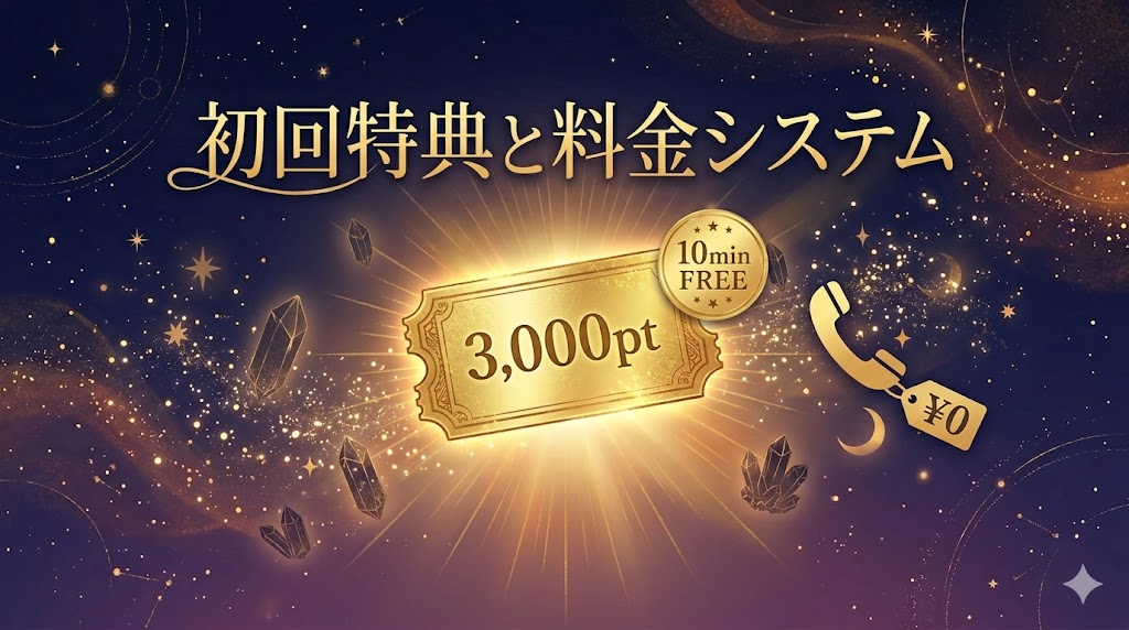 電話占い絆の初回特典と料金システム