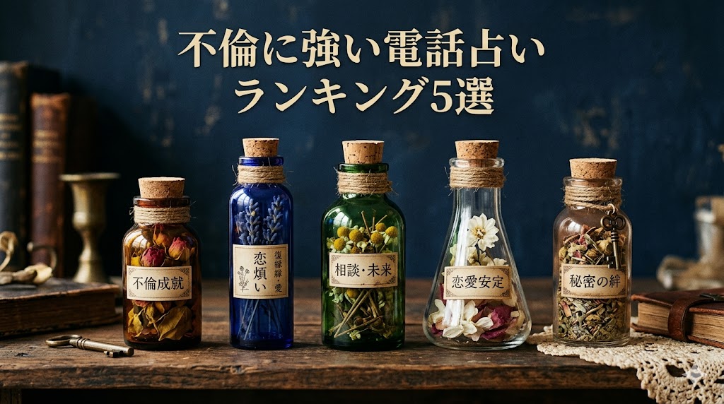 不倫相談に強い電話占いおすすめランキング5選