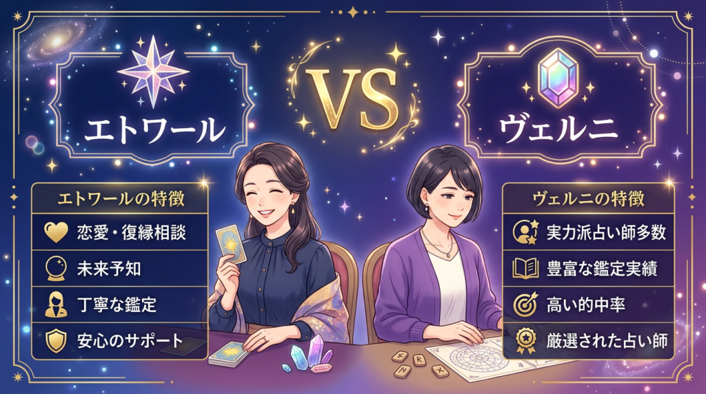 ヴェルニとの比較|どちらが自分に向いている?