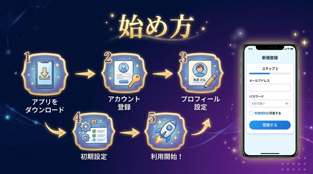 エトワールの始め方・使い方