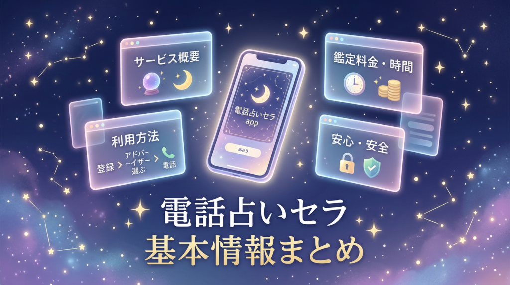 電話占いセラとは？基本情報と口コミで見える特徴