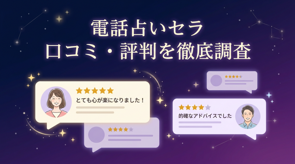 電話占いセラの口コミ・評判を徹底調査