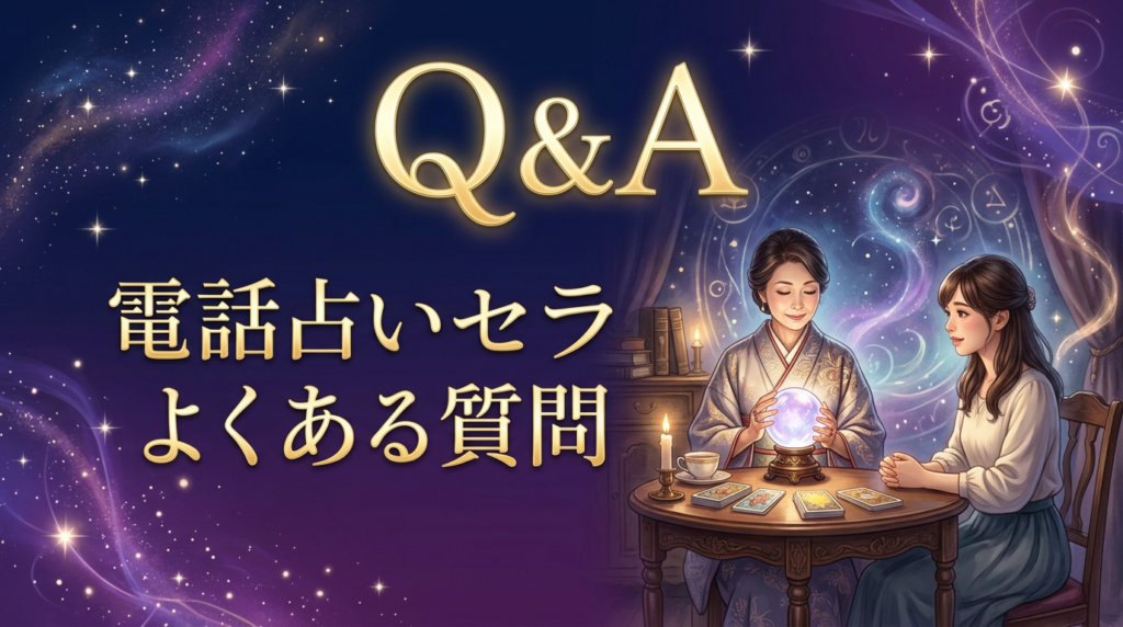 電話占いセラの口コミで気になるよくある質問