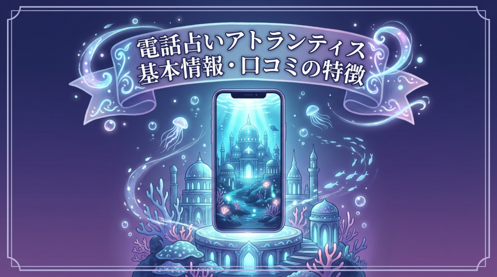 電話占いアトランティスとは？口コミで注目される基本情報