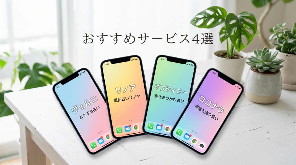 初めてでも安心！電話占いのおすすめサービス