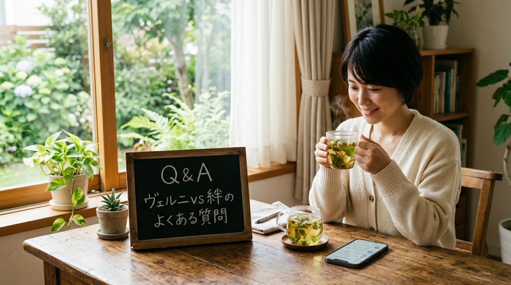 電話占いヴェルニと絆の比較でよくある質問