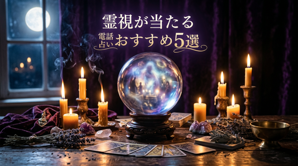 霊視が当たる電話占いおすすめ5選