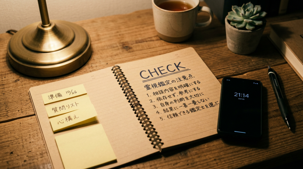 霊視の電話占いを受ける前に知っておきたい注意点