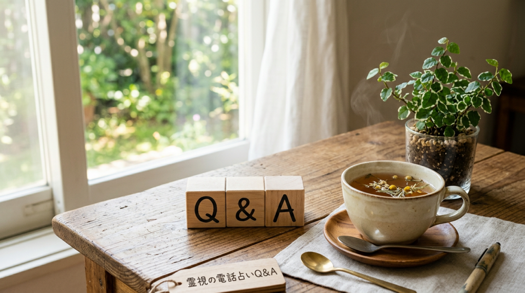 霊視の電話占いでよくある質問