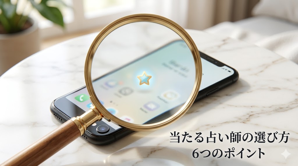 当たる電話占い師の選び方｜失敗しないための6つのポイント