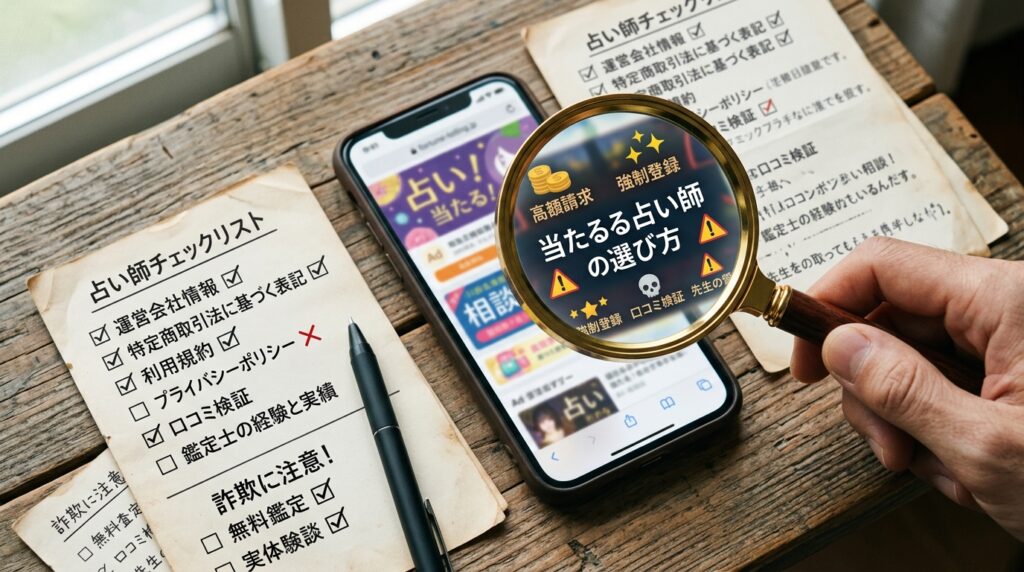 不倫相談で当たる電話占い師の選び方