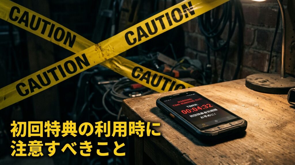 電話占いの初回特典を利用するときの注意点