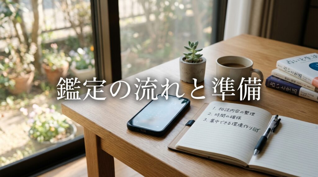 電話占いで元カレの気持ちを鑑定してもらう流れ