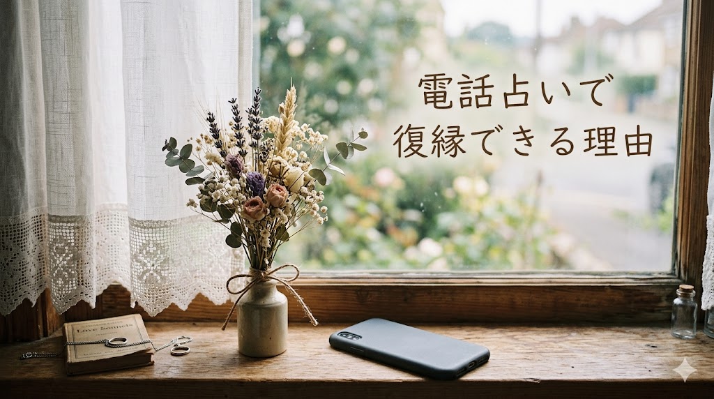 電話占いで復縁は本当にできる？相談するメリットと成功の理由