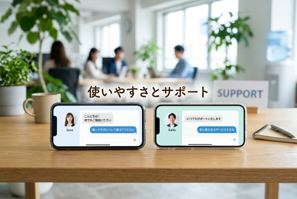 電話占いヴェルニとリノアの使いやすさ・サポート体制を比較