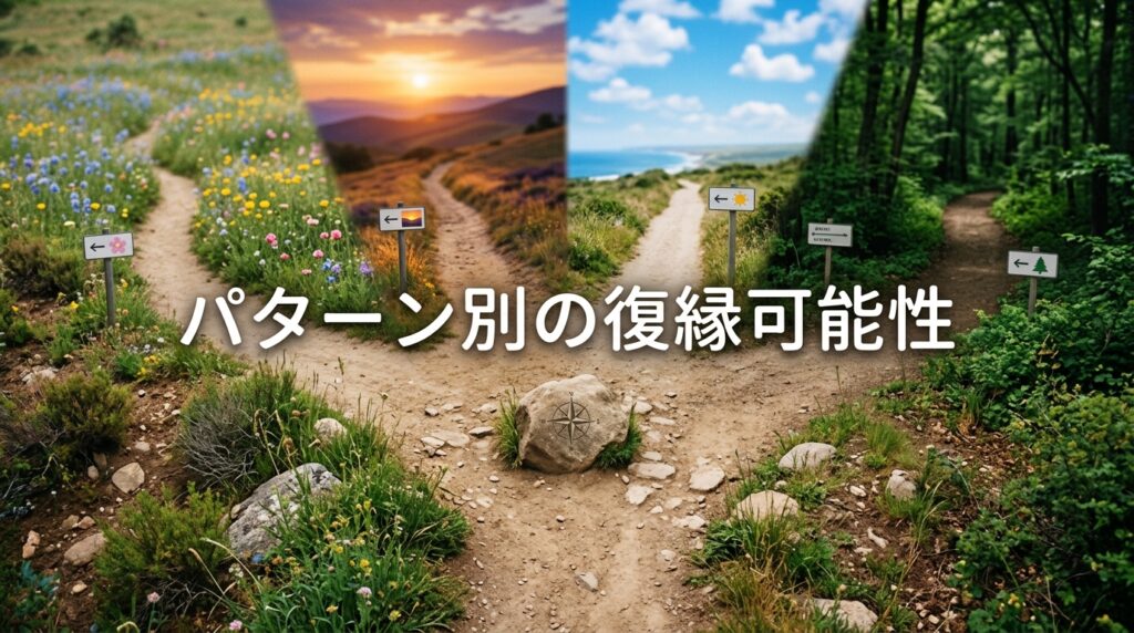 別れ方パターン別｜復縁の可能性と対処法