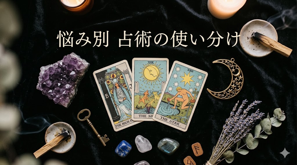 不倫相談におすすめの占術｜悩み別に使い分けるコツ