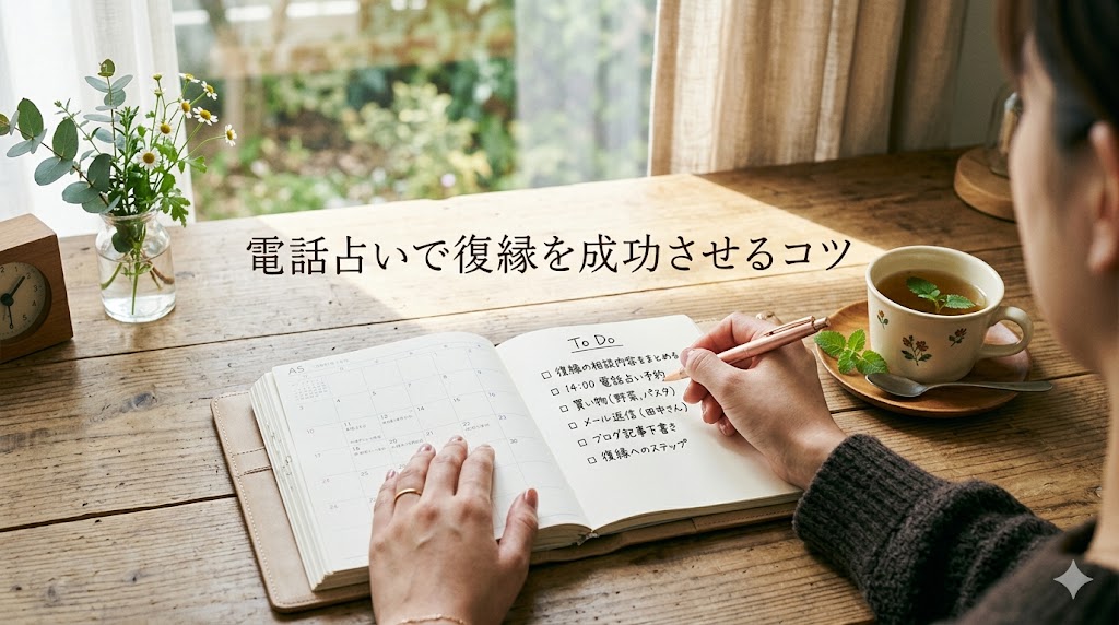 電話占いで復縁を成功させるためのコツ