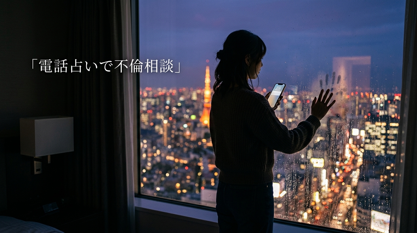 電話占いで不倫相談｜彼の本心と未来がわかる当たる占い師の選び方【2026年最新】