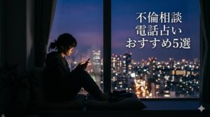 不倫相談におすすめの電話占い5選｜彼の本心・未来・秘密厳守で安心【2026年最新】