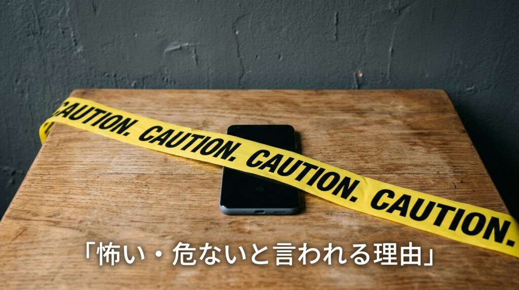 電話占いが「怖い」「危ない」と言われる理由