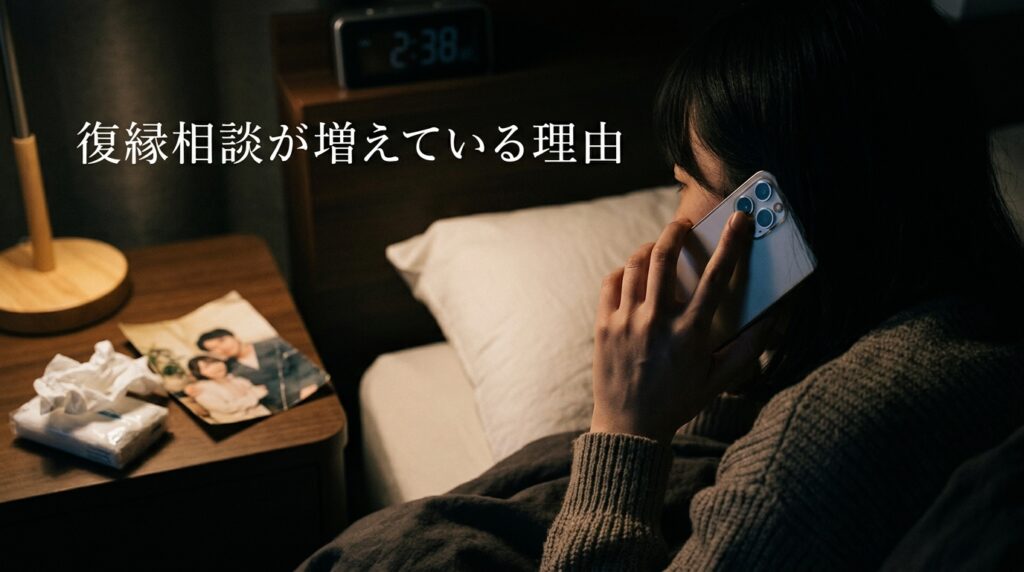 電話占いで復縁相談をする人が増えている理由