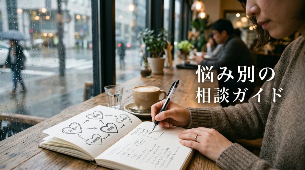 片思いの悩み別｜電話占いでどんな相談ができる？