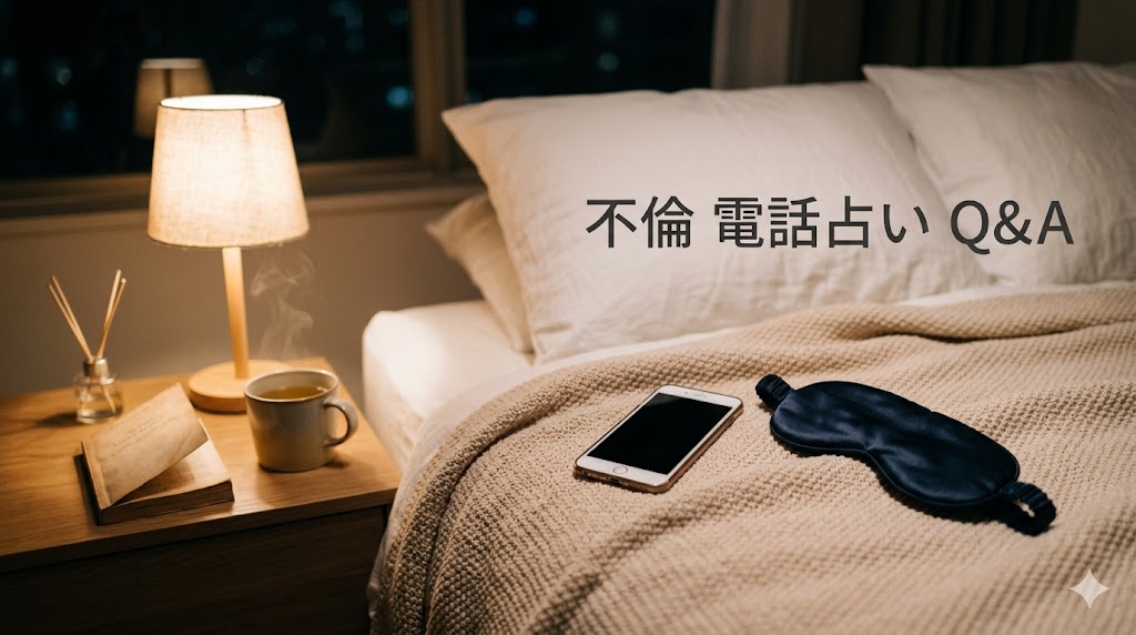 電話占いの不倫相談でよくある質問