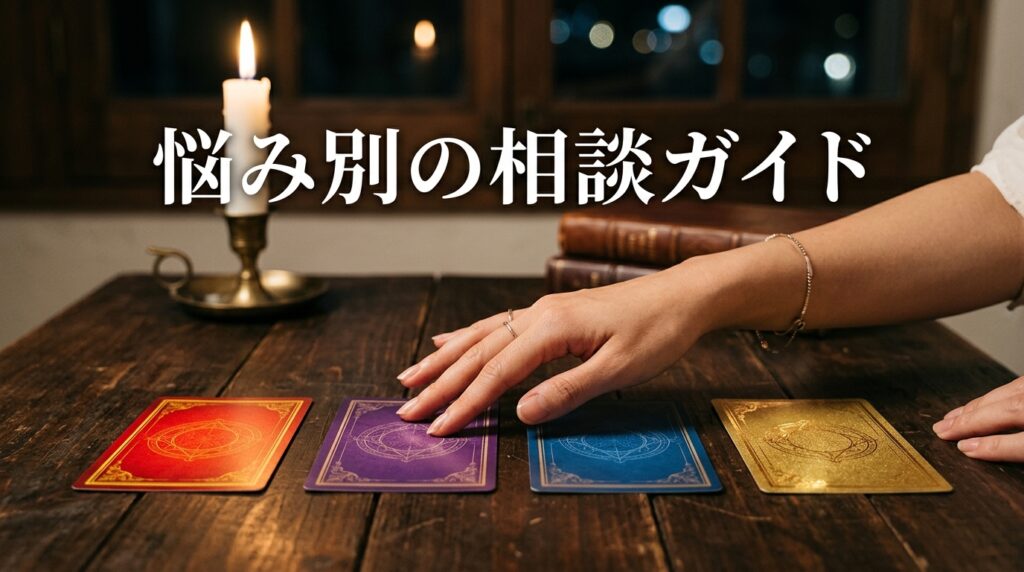 不倫の悩み別｜電話占いでどんな相談ができる？