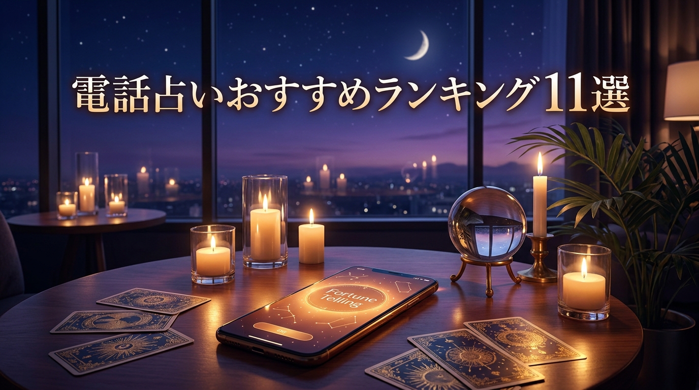 電話占いおすすめランキング11選｜当たる占い師の選び方と料金・口コミを徹底比較【2026年最新】