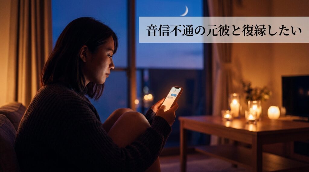 音信不通の元彼と復縁したい｜連絡しない男性心理と電話占いで本音を知る方法【2026年最新】
