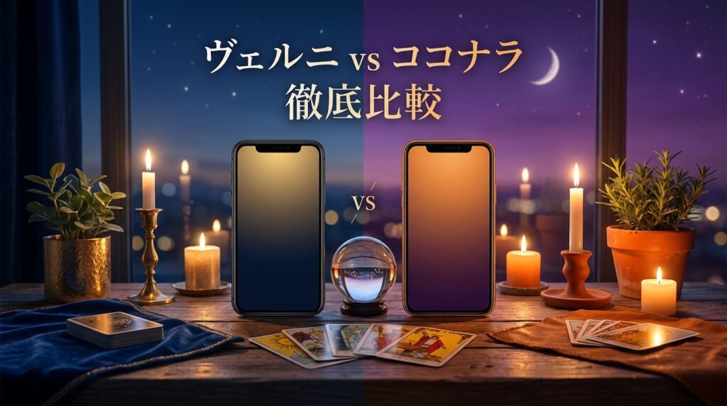 電話占いヴェルニとココナラを徹底比較｜料金・特典・占い師の違いからどっちがおすすめか解説【2026年最新】