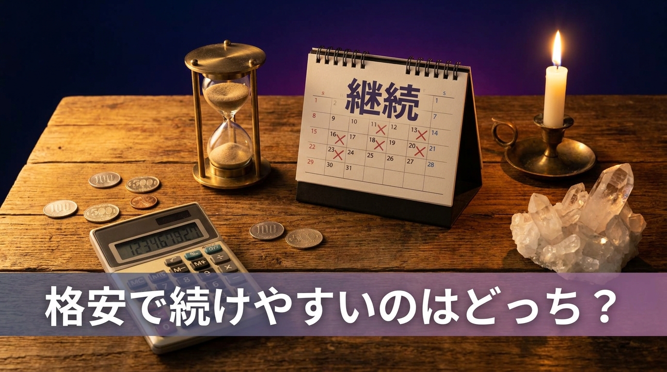 格安で続けやすいのはどっち？コスパで見るココナラとデスティニー