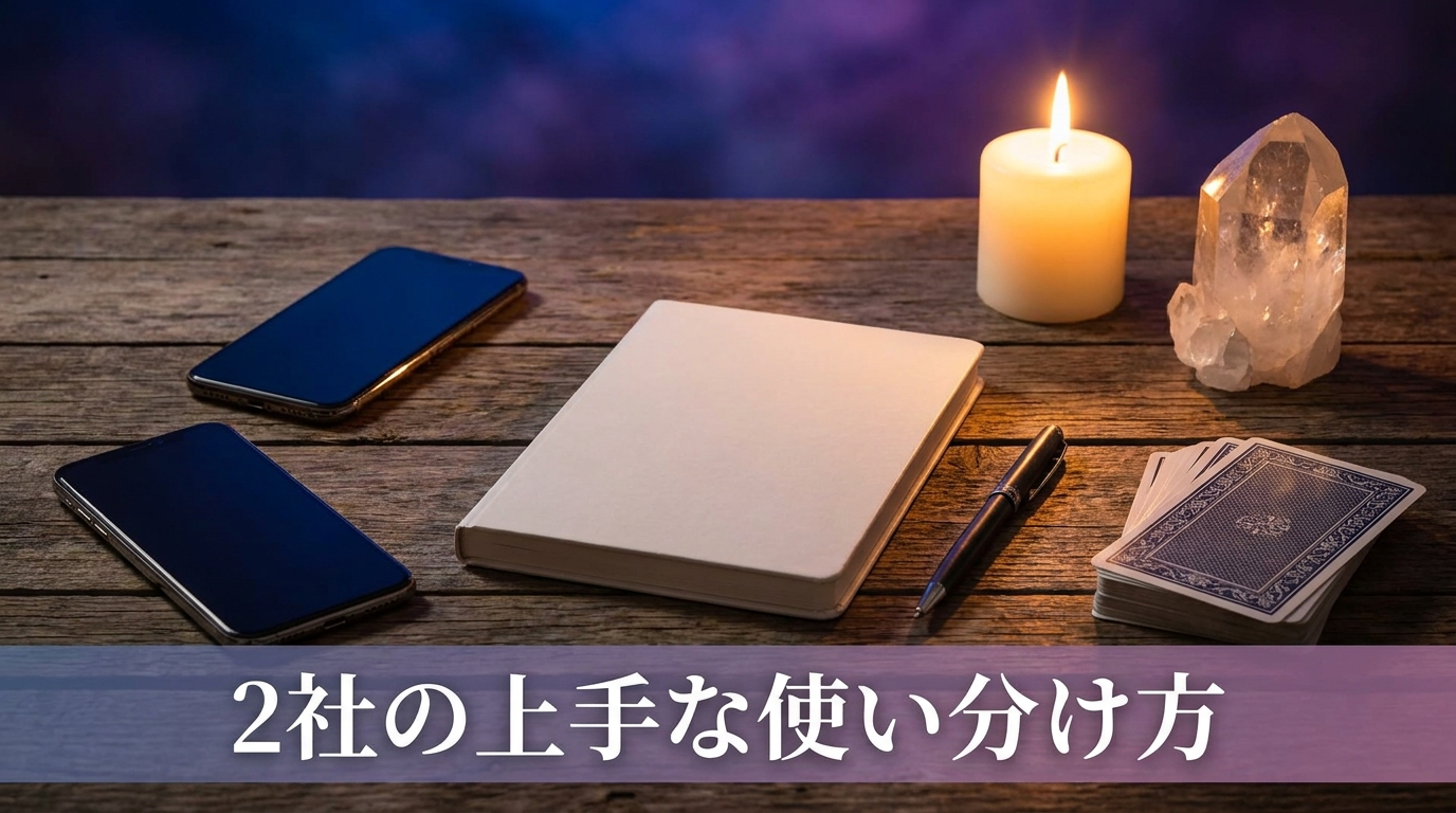 ココナラとデスティニーの併用という選択肢｜使い分けのコツ