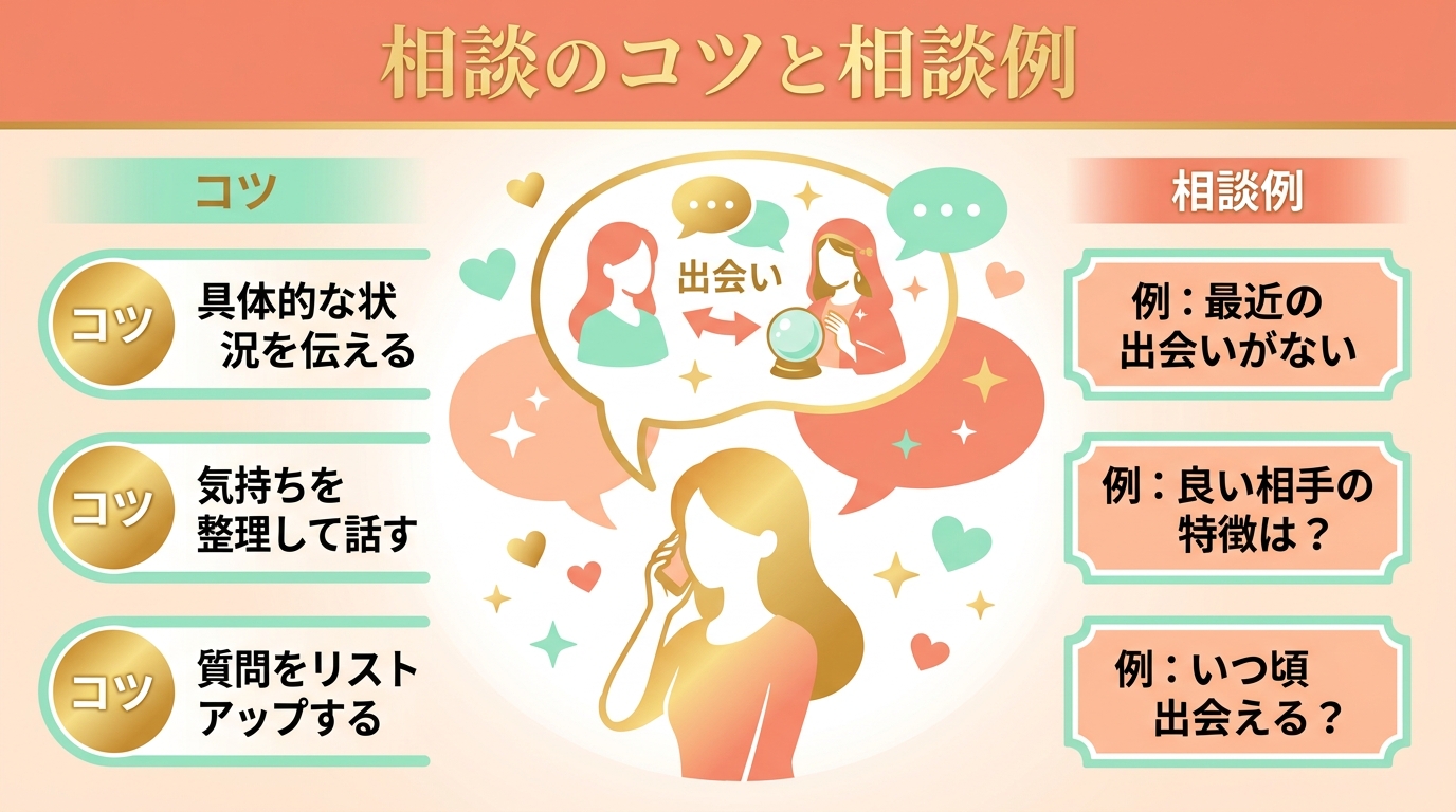 運命の人の特徴をどう聞く？相談のコツと相談例