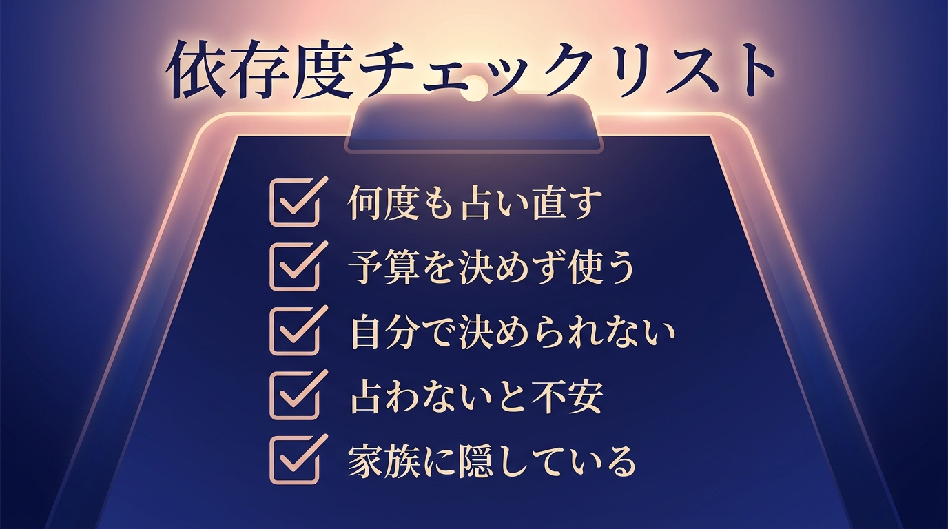 あなたは大丈夫？電話占い依存度チェックリスト