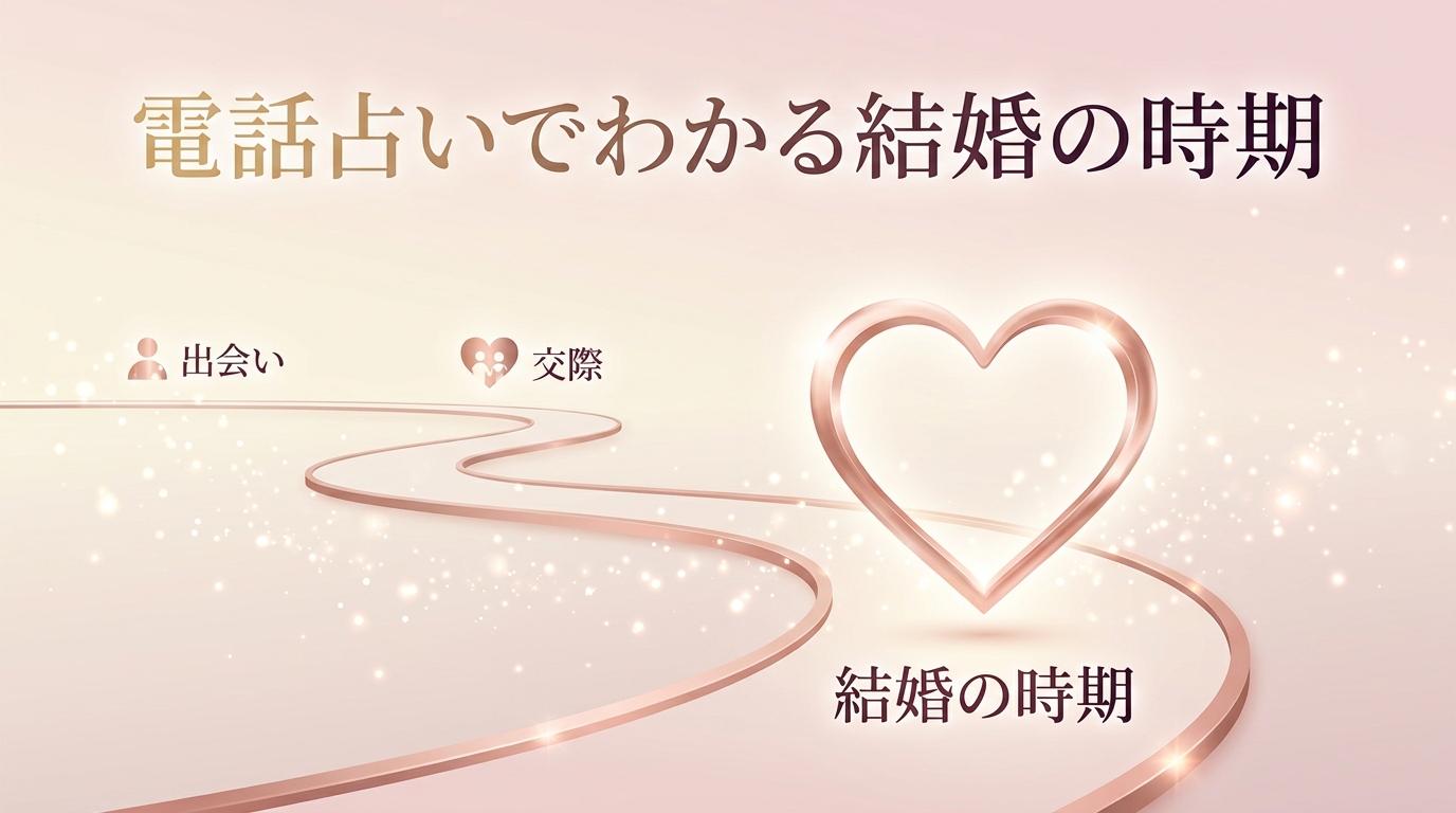 結婚はいつ？電話占いで結婚時期はわかるのか