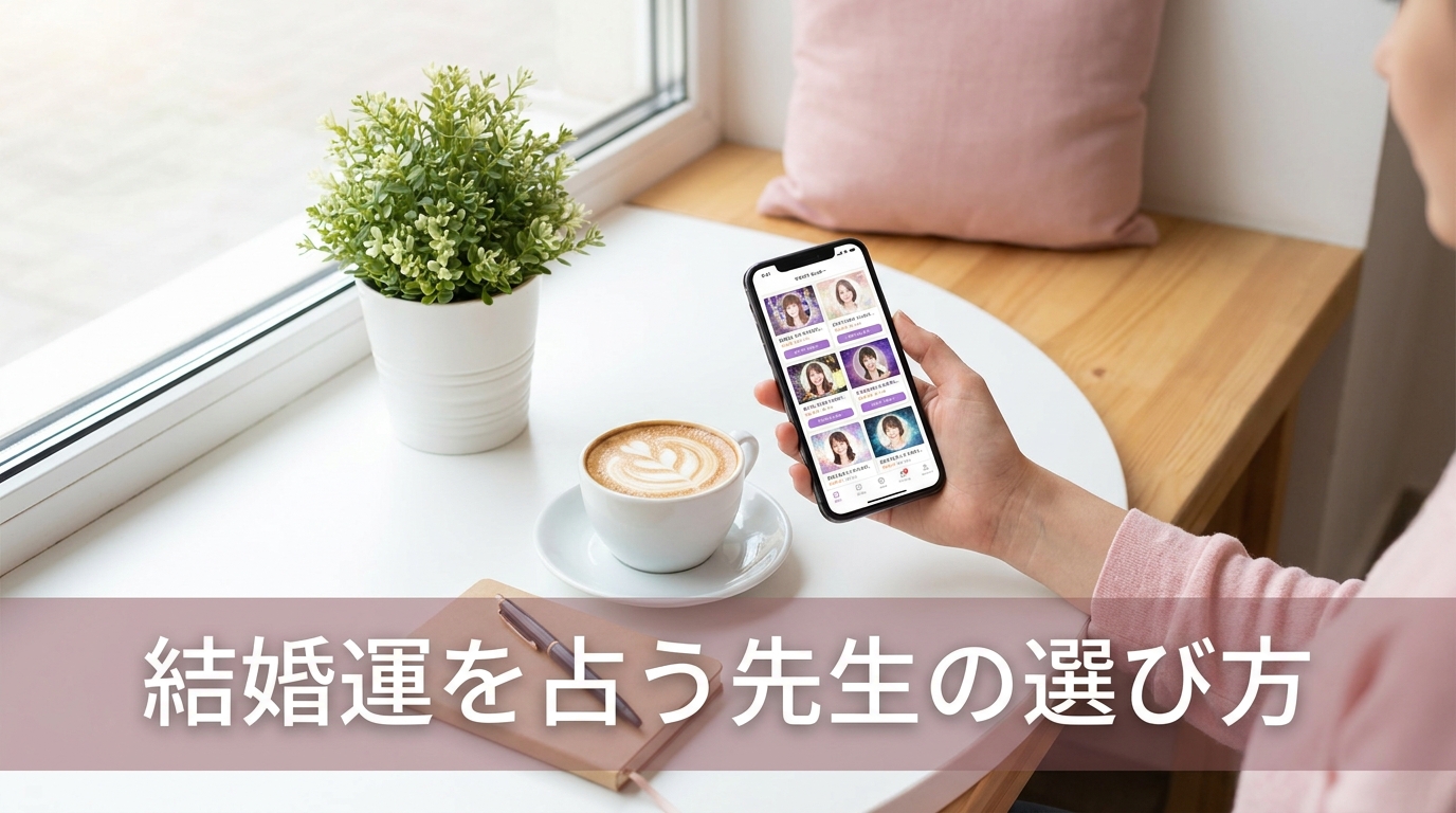 結婚運を占う電話占いの選び方｜失敗しない3つのポイント