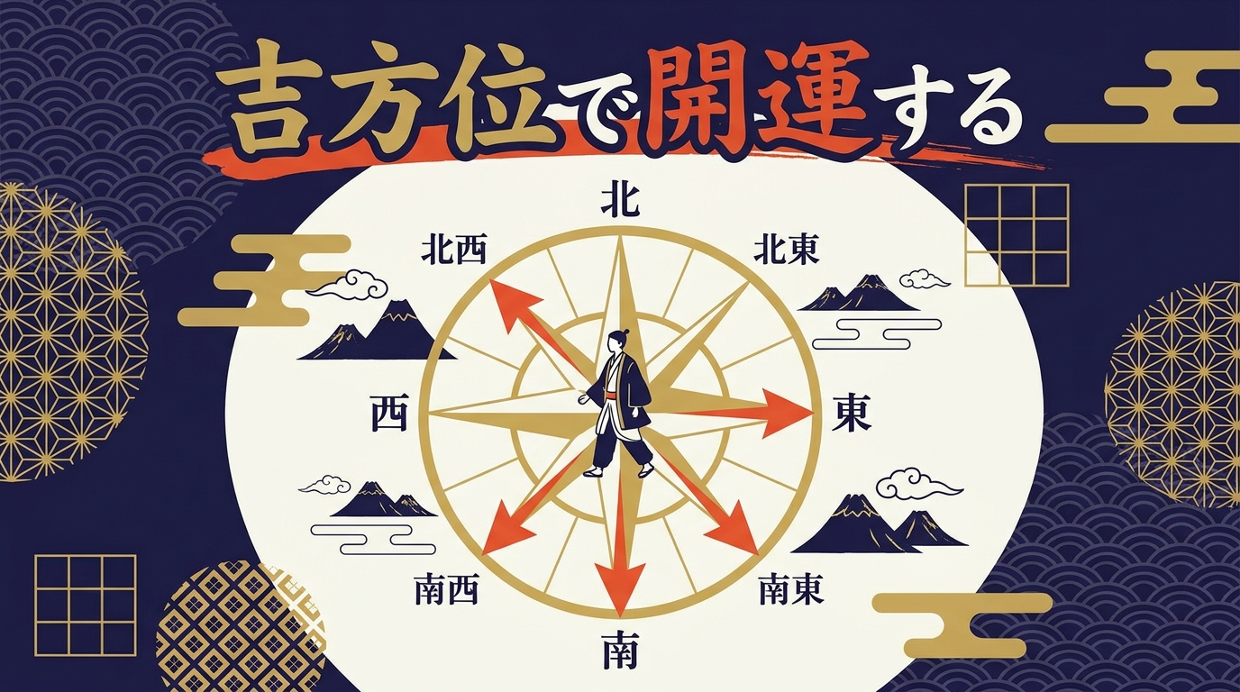 吉方位で開運する方法と2026年の注意点